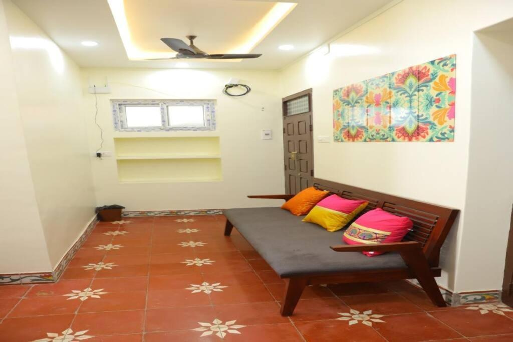 Heritage Home With 2 Bed/2 Bath With Kitchen In A Residential Neighborhood. 马杜赖 外观 照片