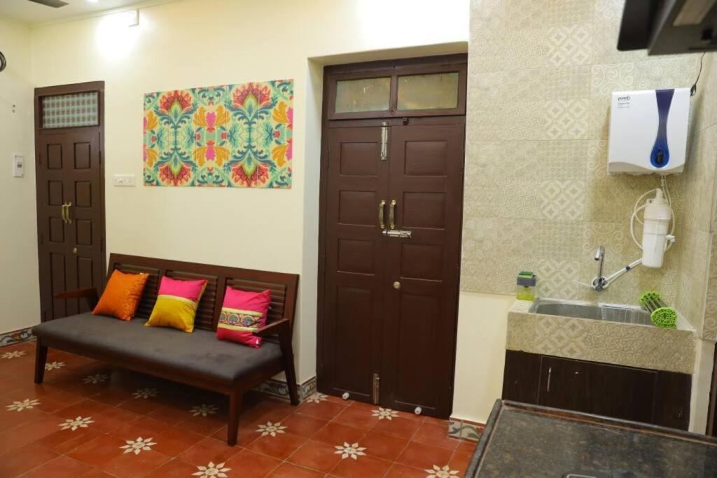 Heritage Home With 2 Bed/2 Bath With Kitchen In A Residential Neighborhood. 马杜赖 外观 照片