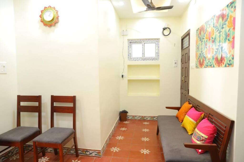 Heritage Home With 2 Bed/2 Bath With Kitchen In A Residential Neighborhood. 马杜赖 外观 照片